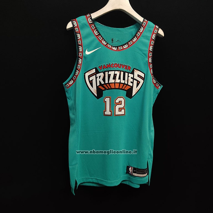 Maglia Memphis Grizzlies Ja Morant #12 Classic Autentico Verde